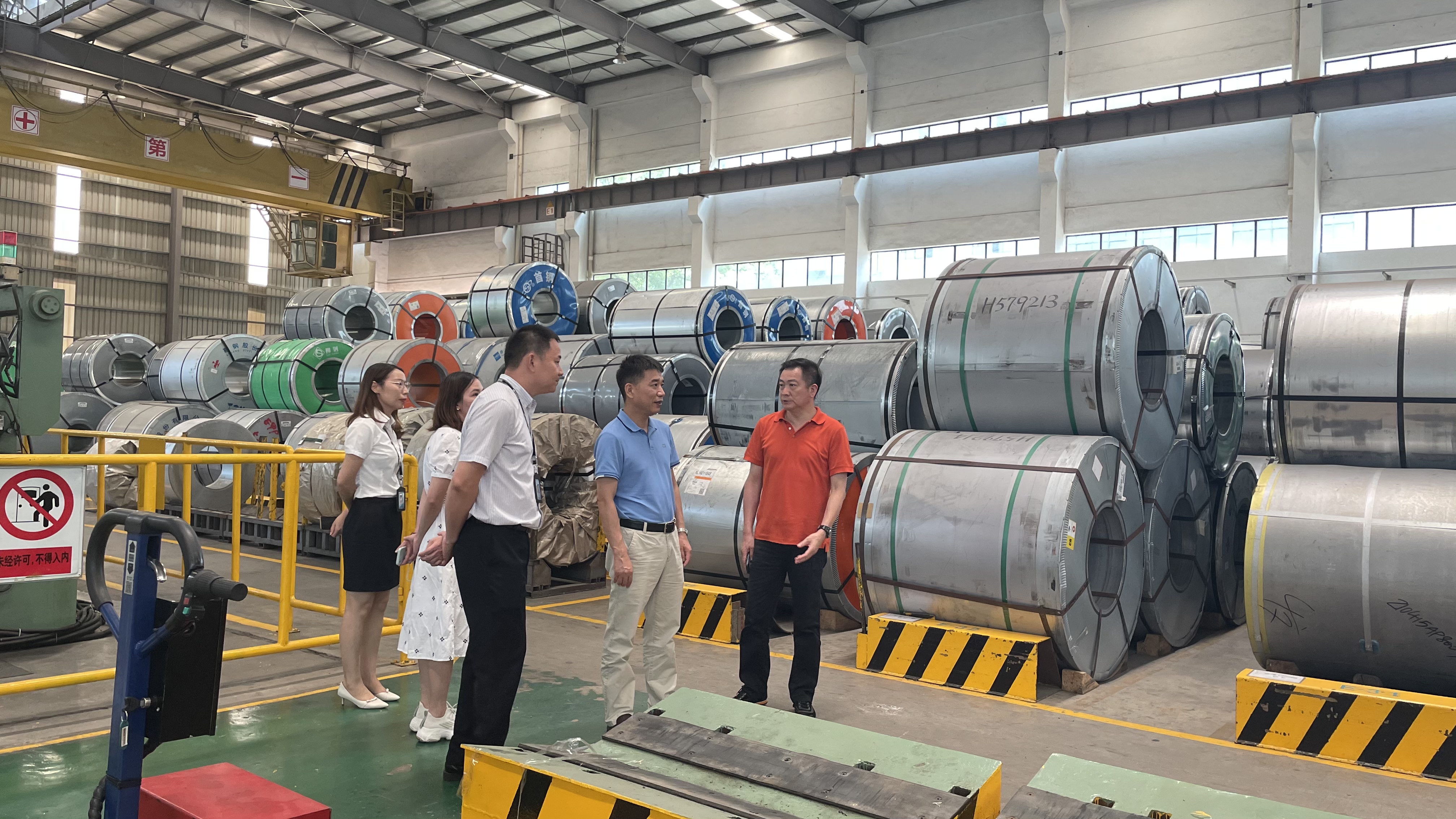 中山基龙工业有限公司到我司参观交流